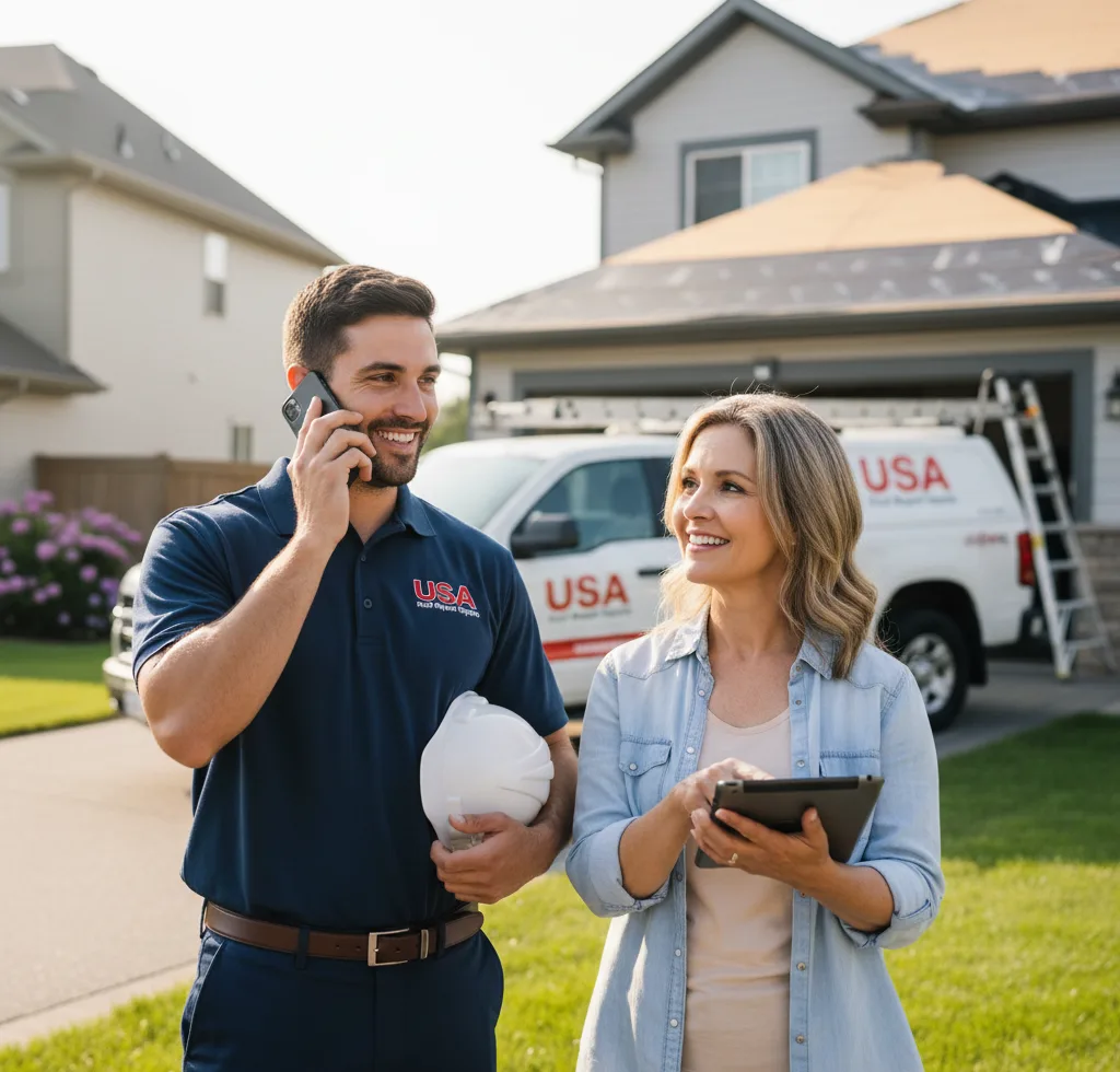 USA Roof Repair Experts customer support in Potter Valley